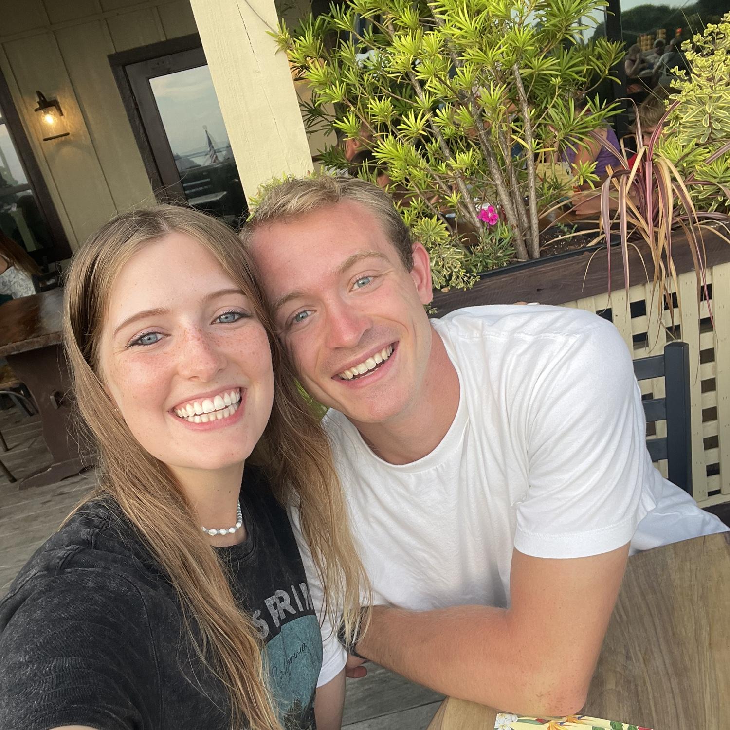 Visiting Eliza during her internship in OBX (July 2025)