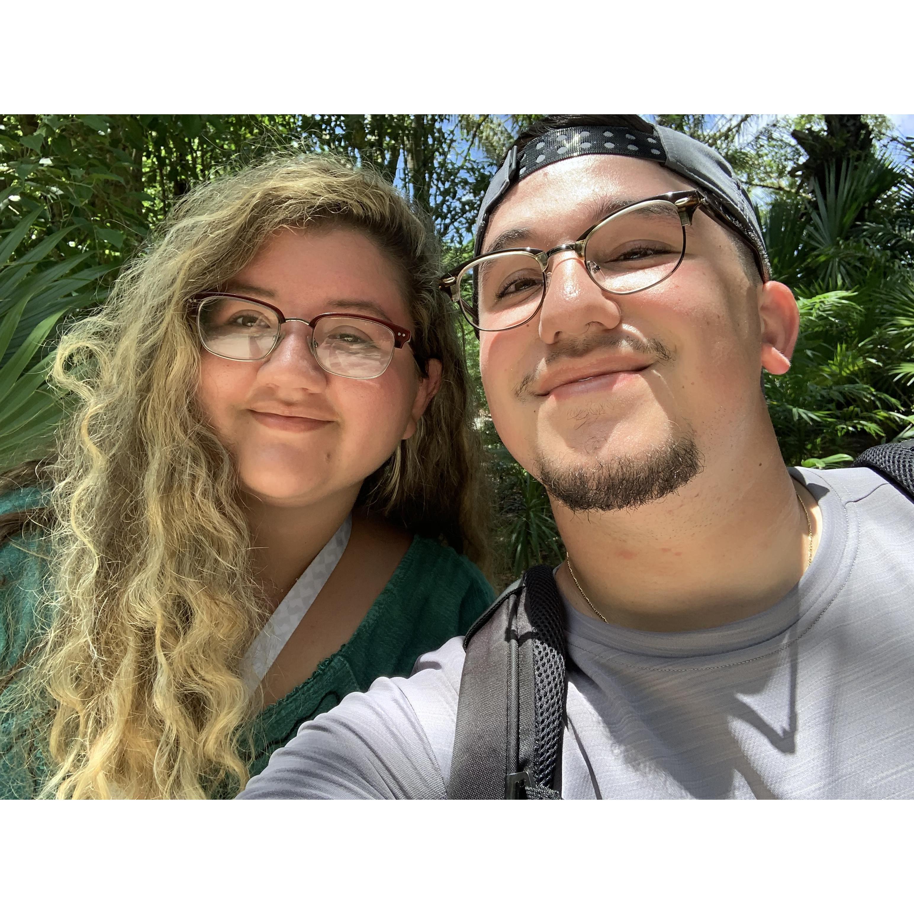 Photo before engagement on Carnival Cruise 2019