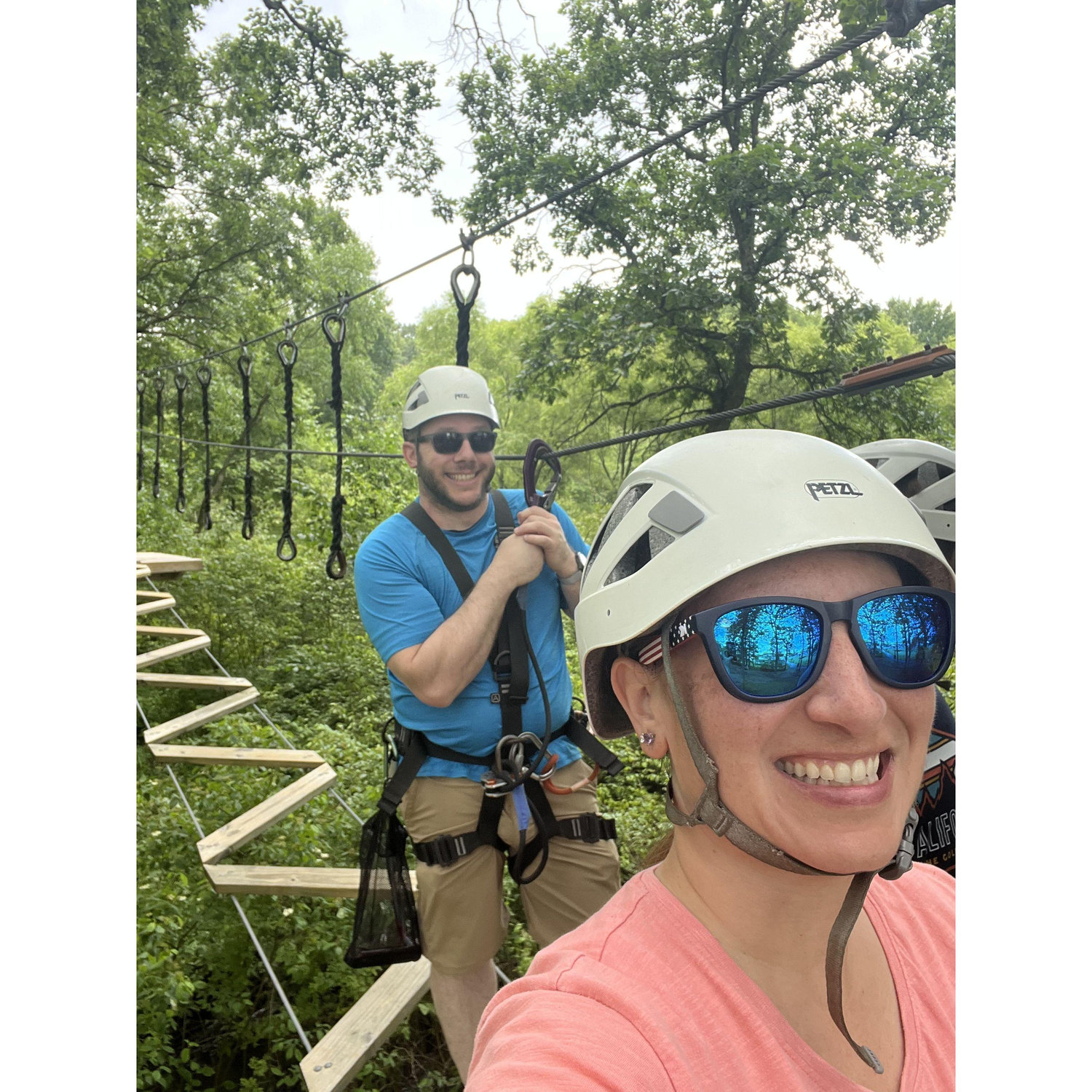 Ziplining - PA, July 2023
