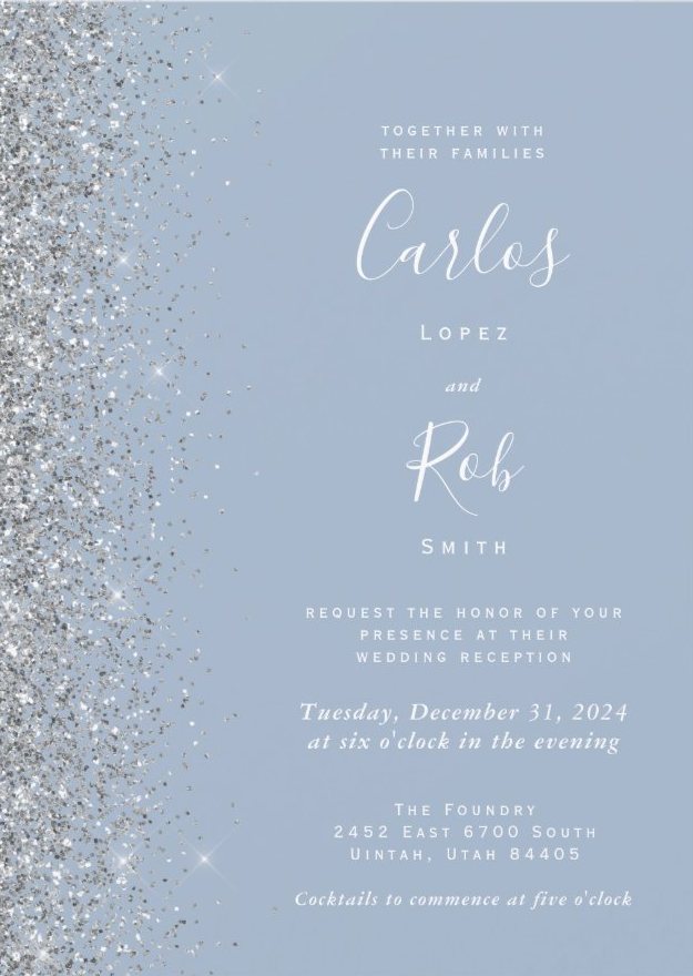 The Wedding Website of Rob Smith and Carlos Lopez