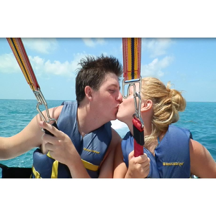 2013: Parasailing in Key West, Florida.