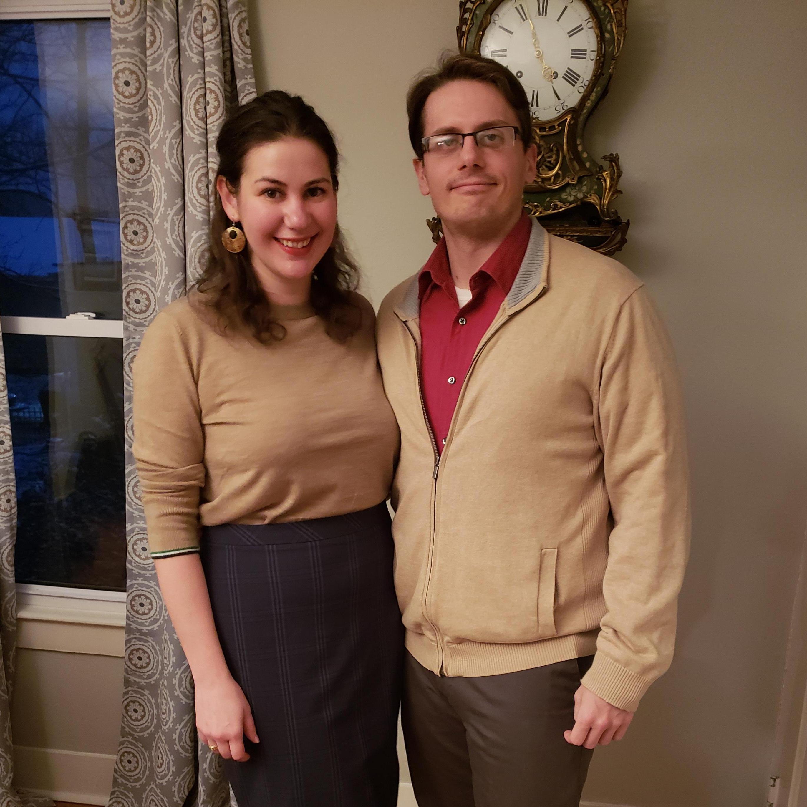 Our first Christmas, in Oberlin, OH!