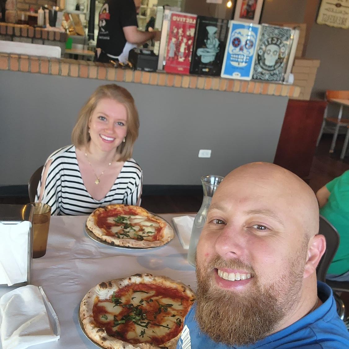 We love pizza