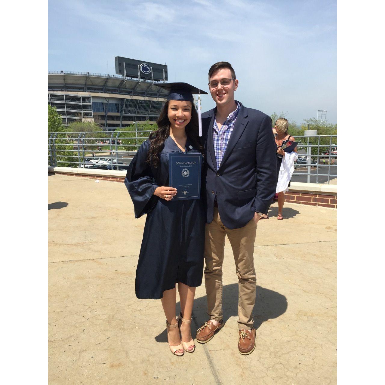 Jackie's Penn State graduation