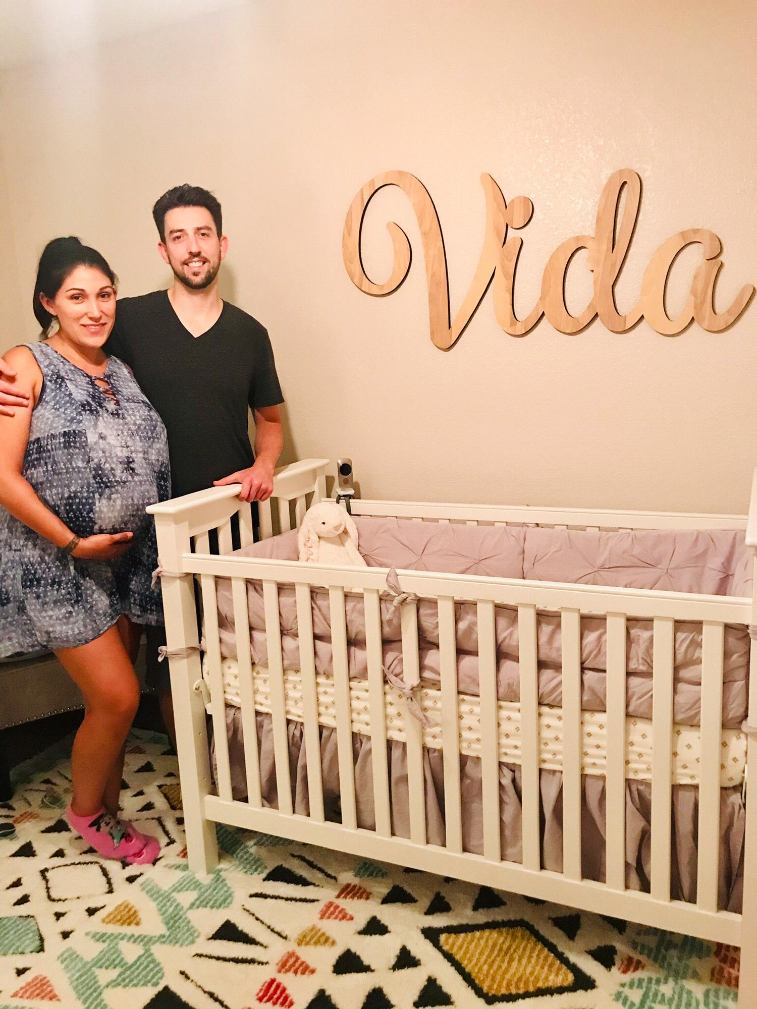 Day we finished Vida’s nursery!