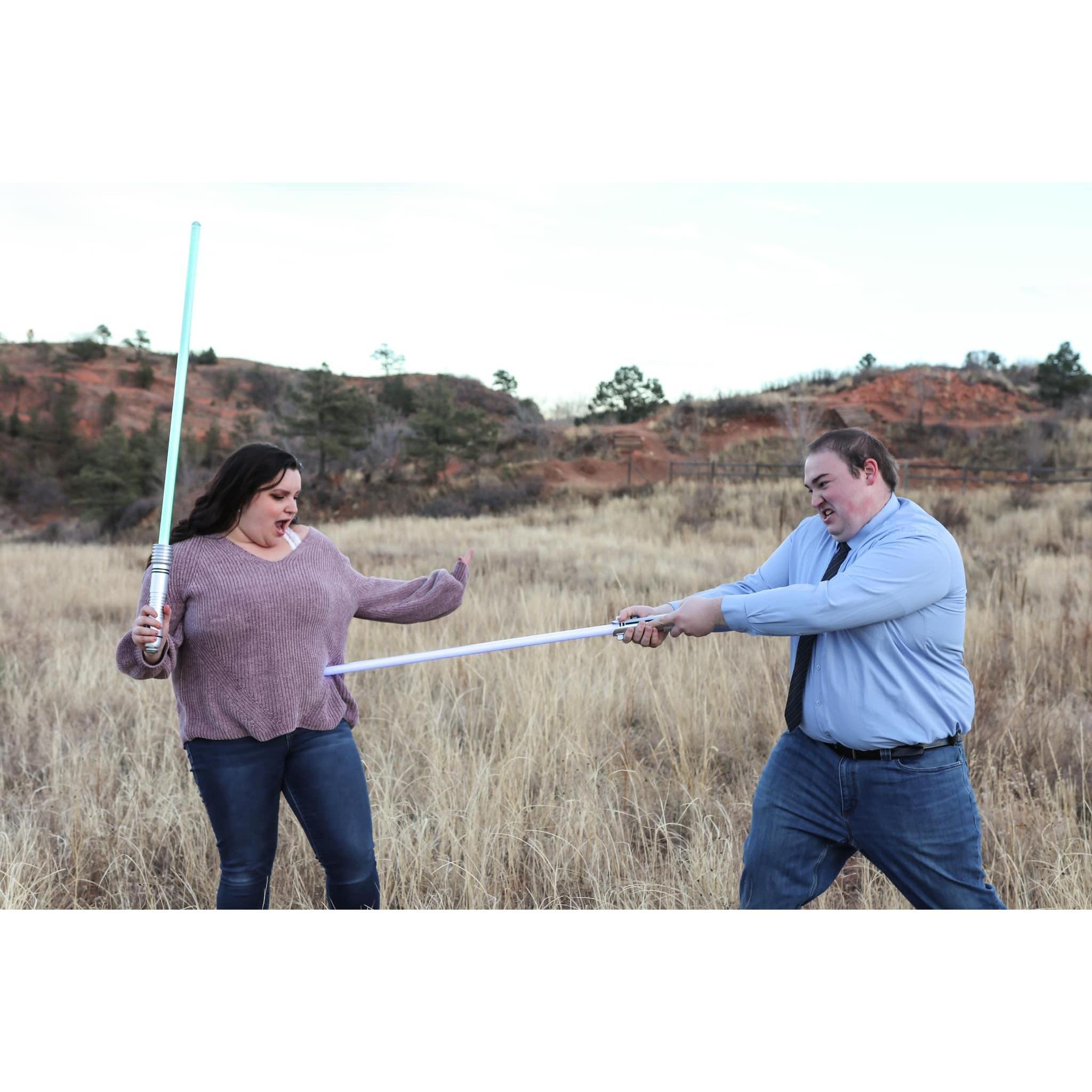 We are goofballs together.
