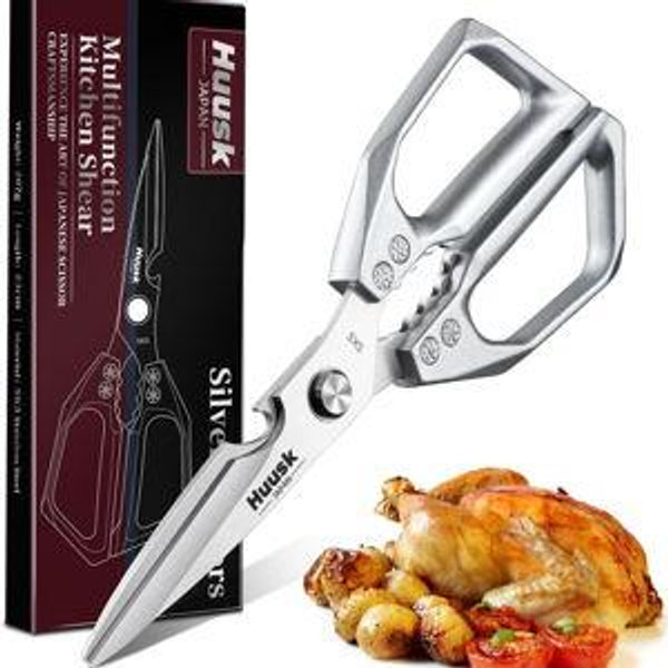 HUUSK Kitchen Scissors- Silver
