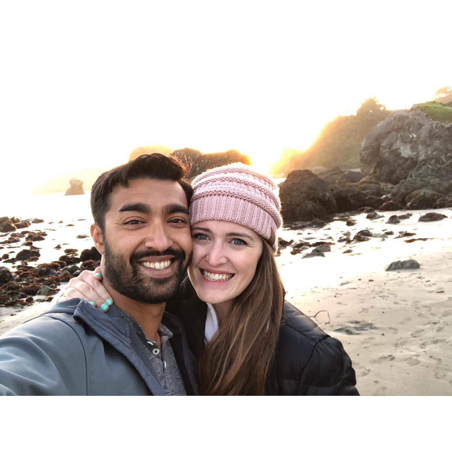 This trip down the Oregon Coast was the first time we said "I love you".