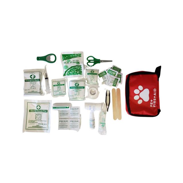 Comprehensive 40-Piece Pet Travel First Aid Kit for Emergencies, Safety, & Adventure