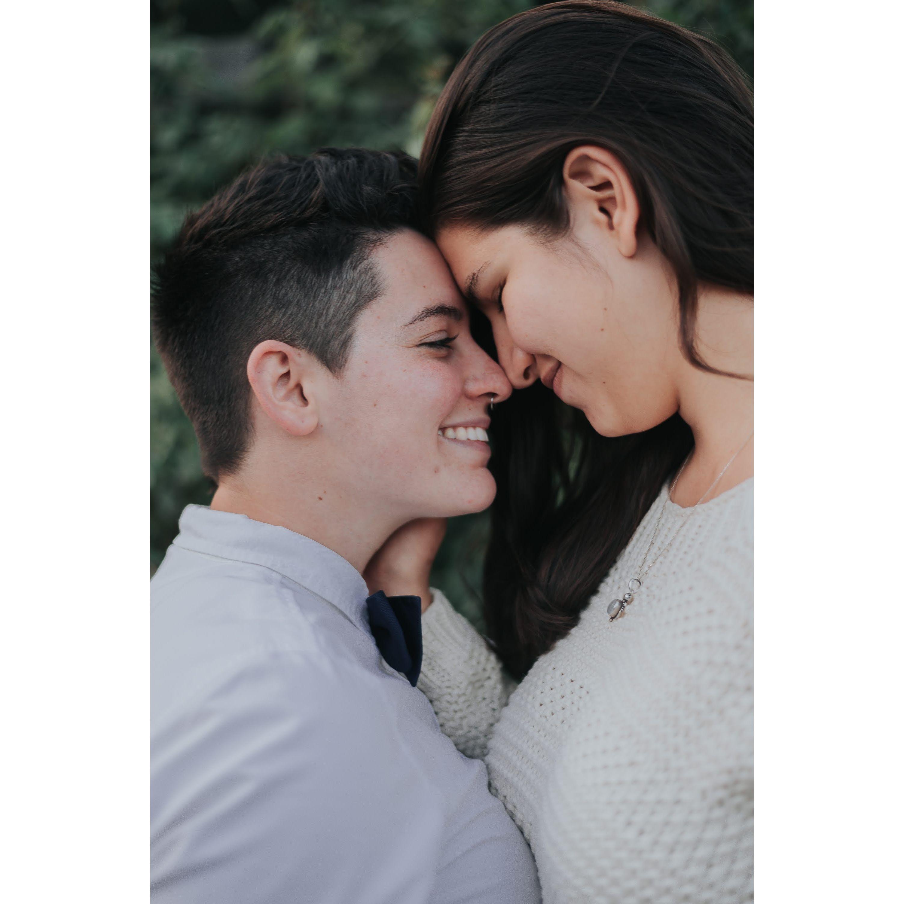 Photoshoot at the Rose Garden in Portland, OR.