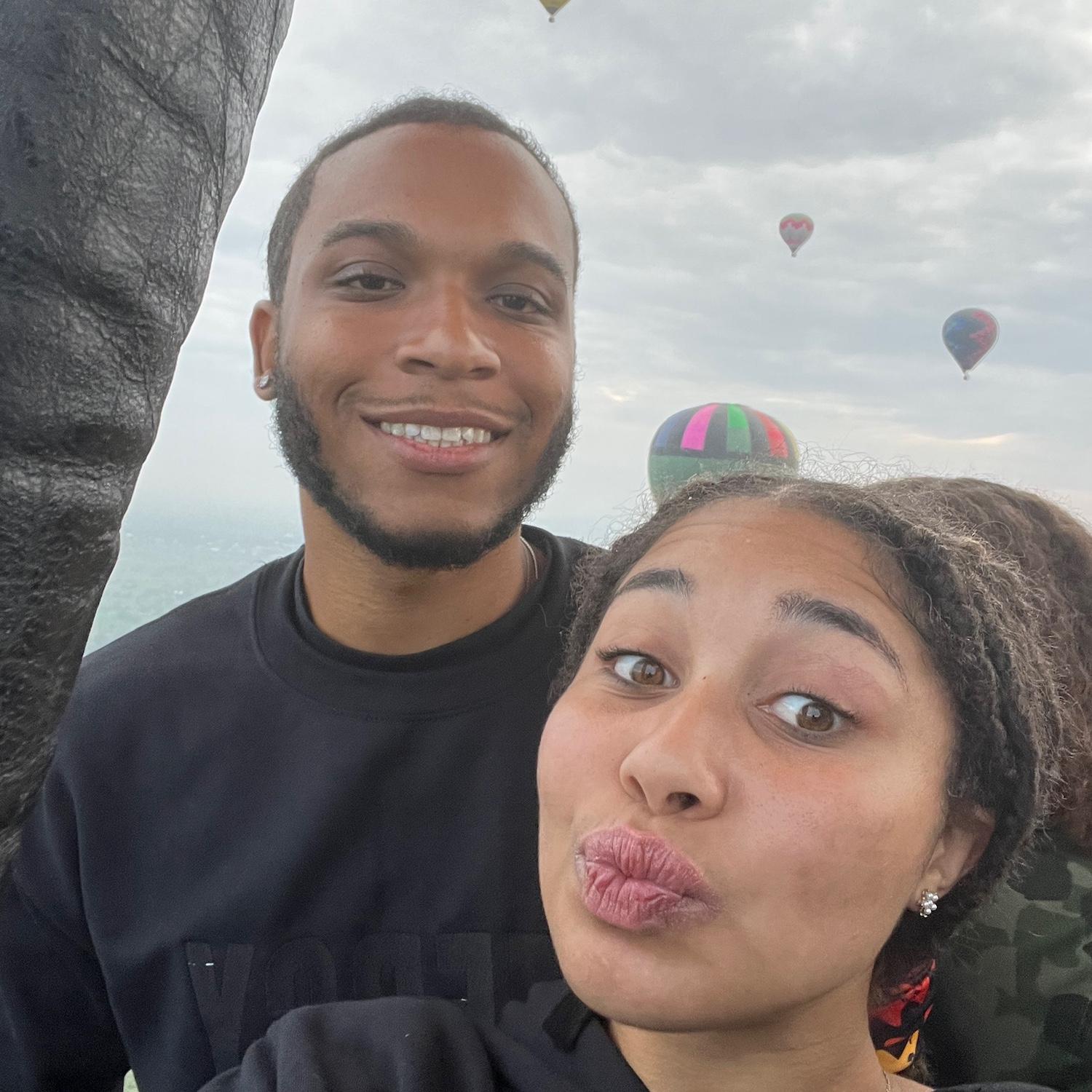 Hot air balloon rides!