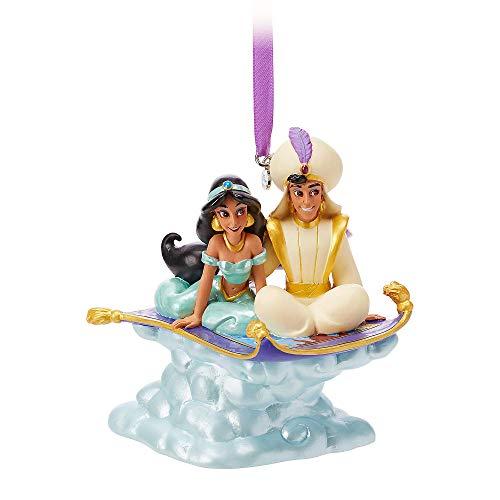 Disney Aladdin and Jasmine Singing Living Magic Sketchbook Ornament