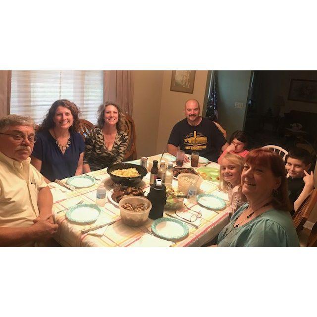 Dinners at our home in Missouri