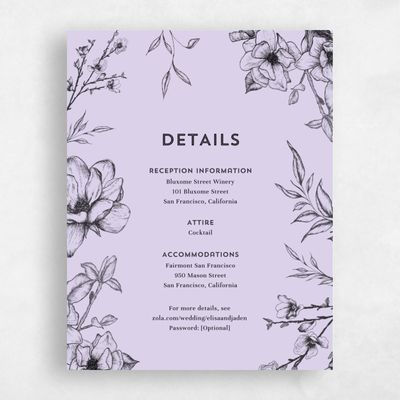 Lavender, Purple Wedding Enclosure - Birkenfeld