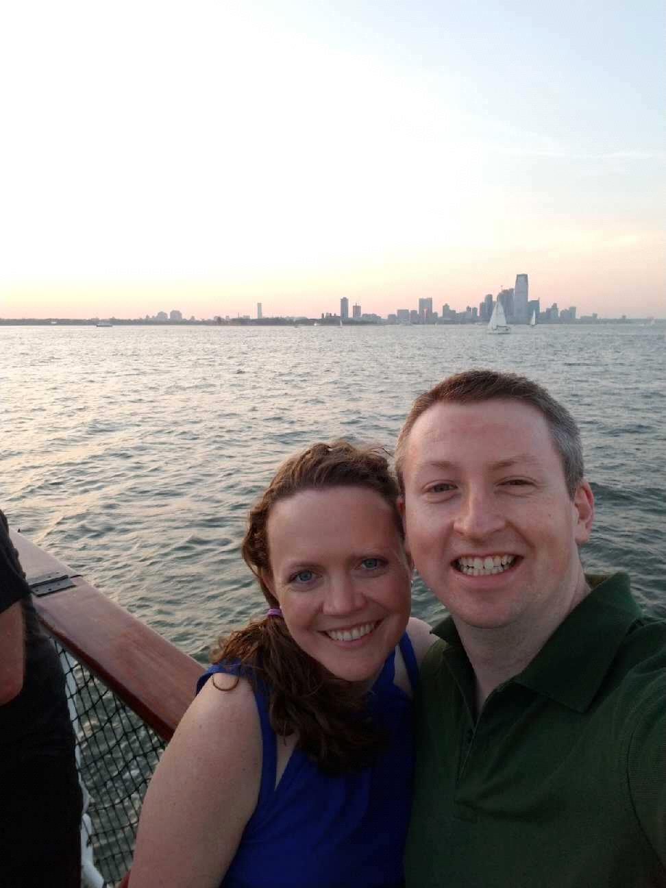 Surprise date night - boat cruise on the Hudson