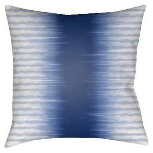 Blue Paracatu Ombre Striped Throw Pillow 16"x16" - Surya