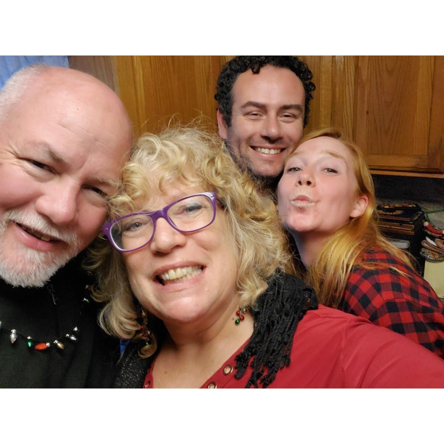 Christmas Tree Cutting Party at The Winners. Christmas 2019
(Chuck Rose, Lisa Rose)