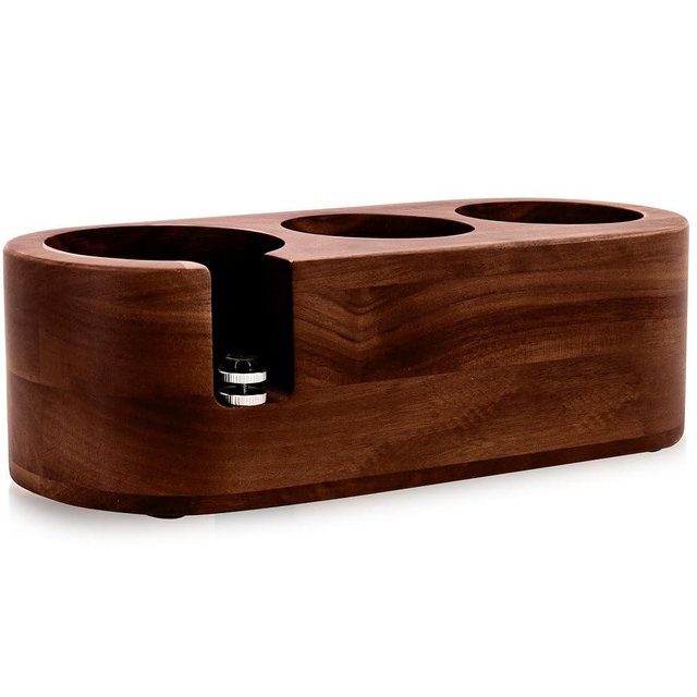 SIRCLES Espresso Tamping Station 51/53/54mm - Premium 3-in-1 Espresso Tamper Station, Distributer and Portafilter Holder - Espresso Organizer Station