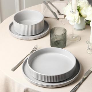 Haven Stoneware 16-Piece Dinnerware Set, Service for 4