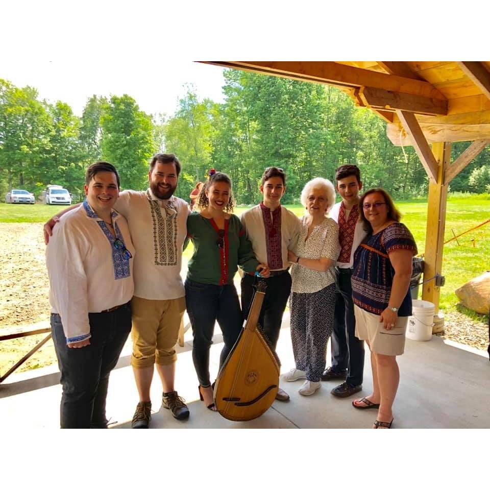 Taking bandura camp by storm with the Haydas, summer 2019 in Connecticut