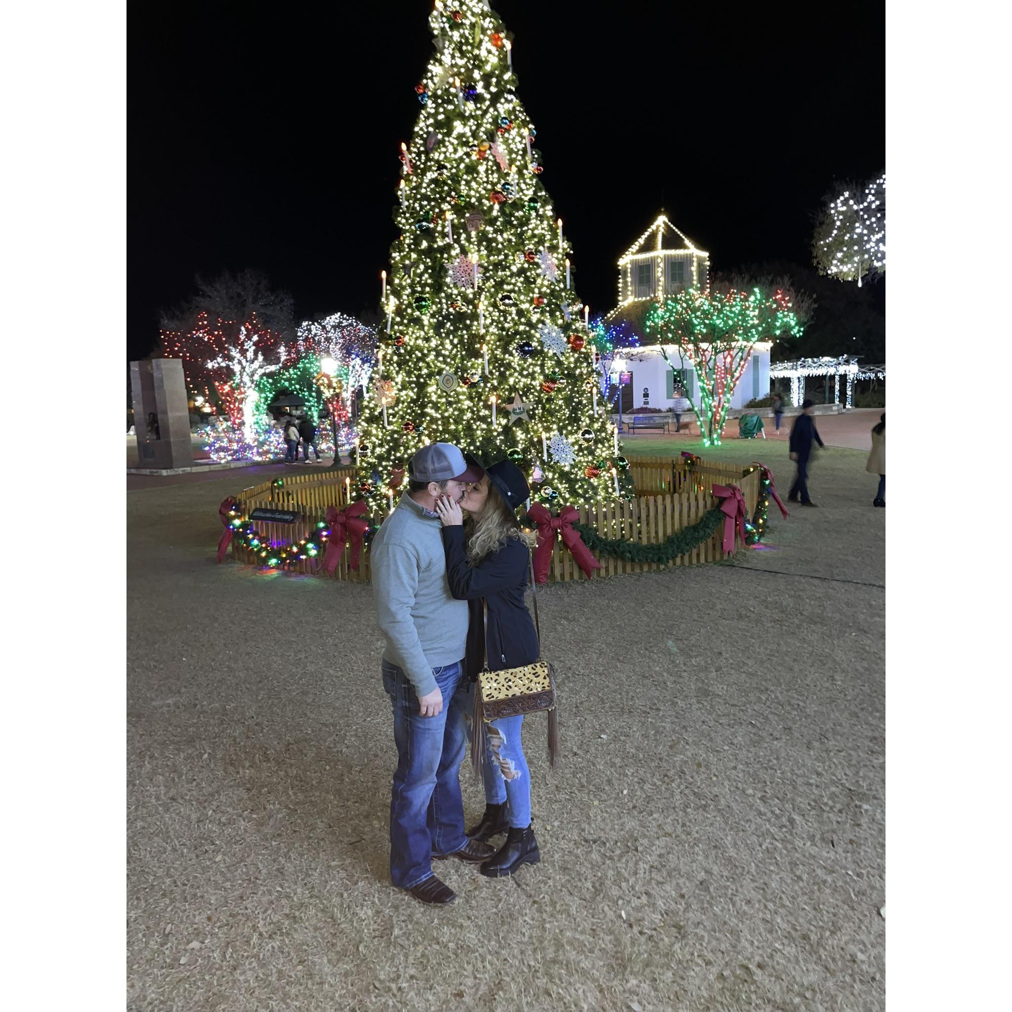 Almost exactly 1 year from the day we got engaged (: 
Fredericksburg December 2021