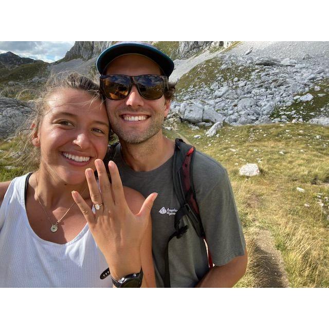 Durmitor National Park, Montenegro right after we got engaged!