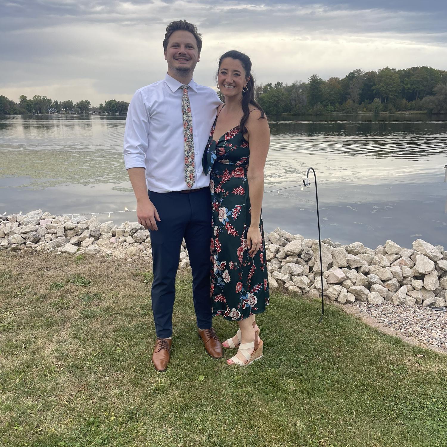 Celebrating Bryan and Taylor!