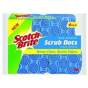 Scotch-Brite® Scrub Dots Non-Scratch Scrub Sponge - 4pk