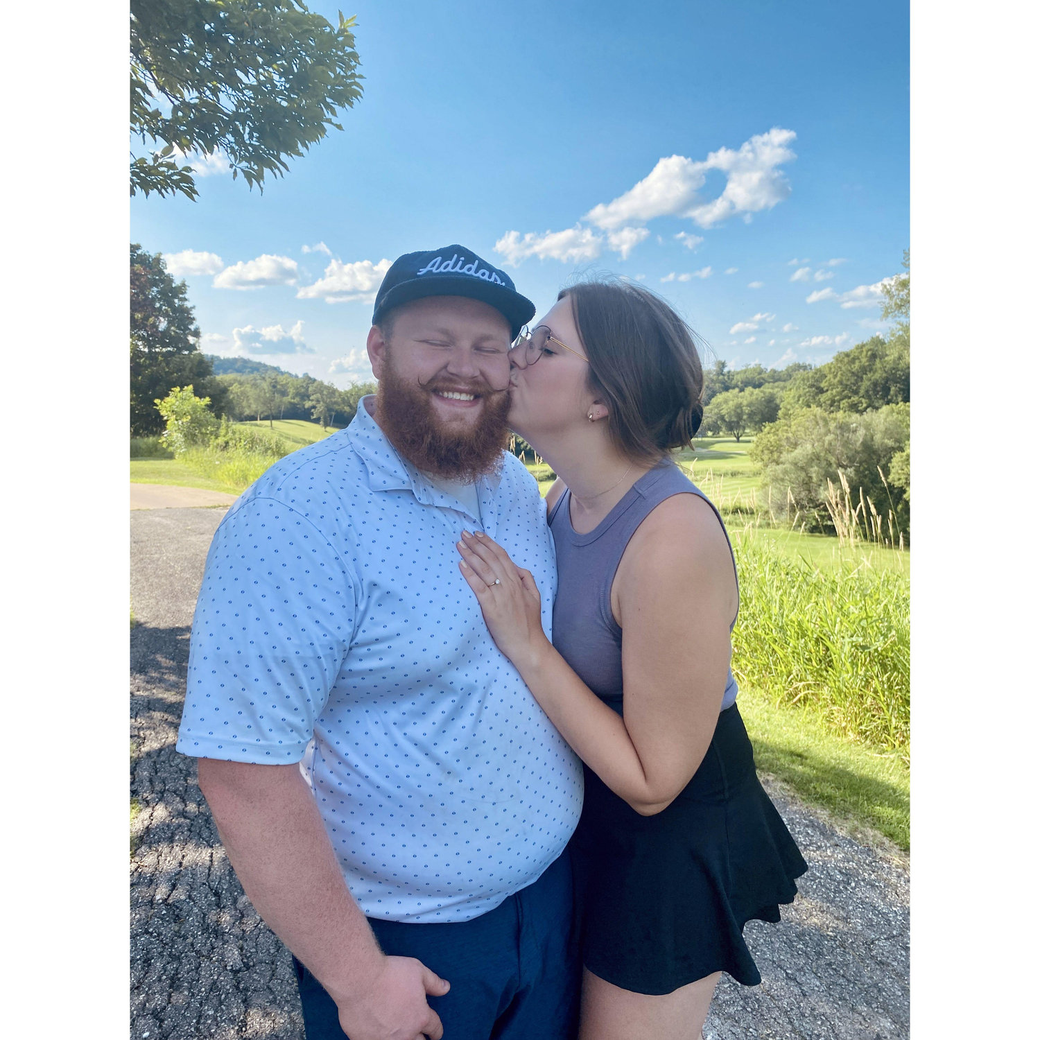 Right after we got engaged!
