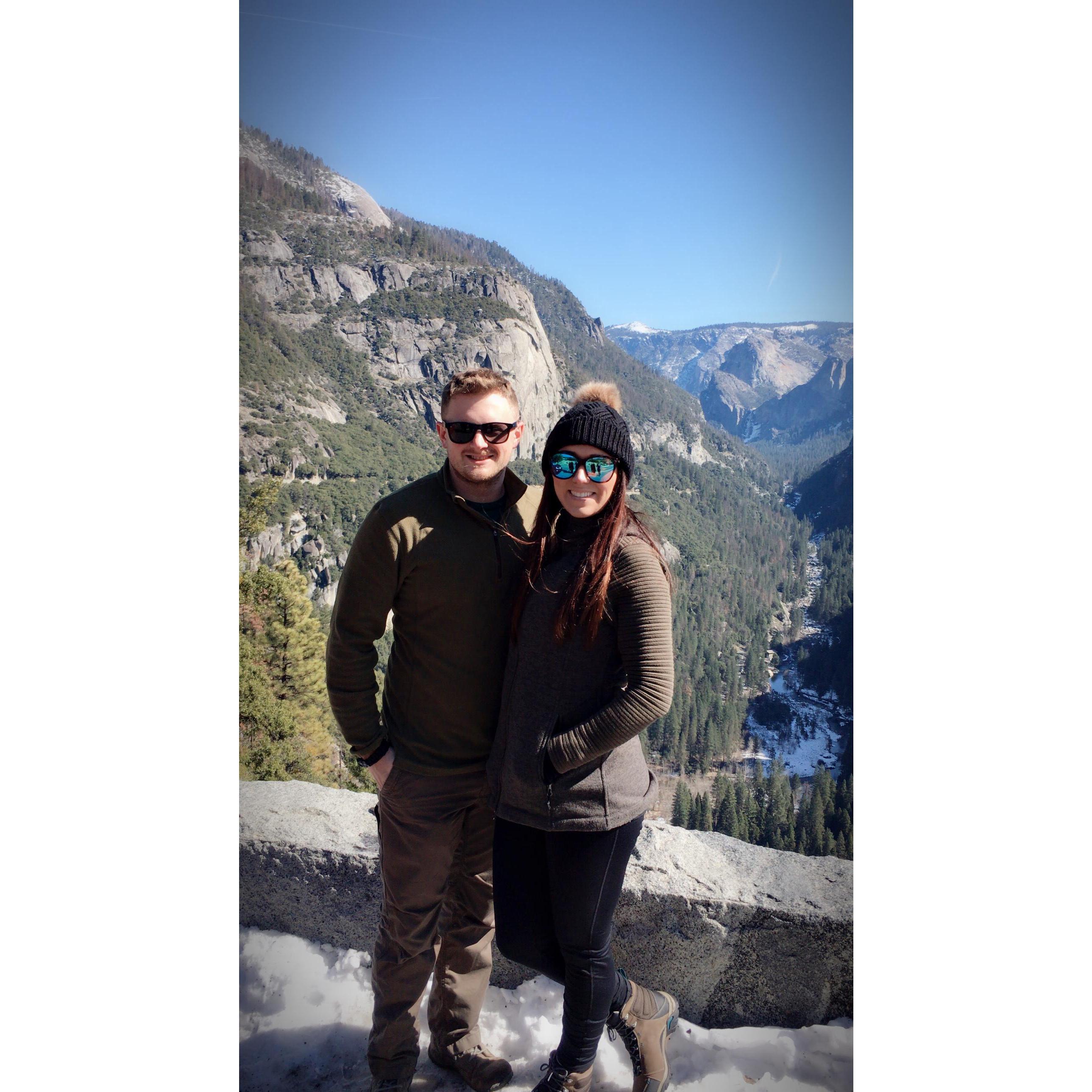 Yosemite National Park was our first vacation together!