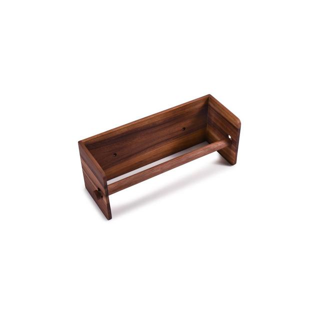 Kalmar Home Hanging Acacia Paper Towel Holder