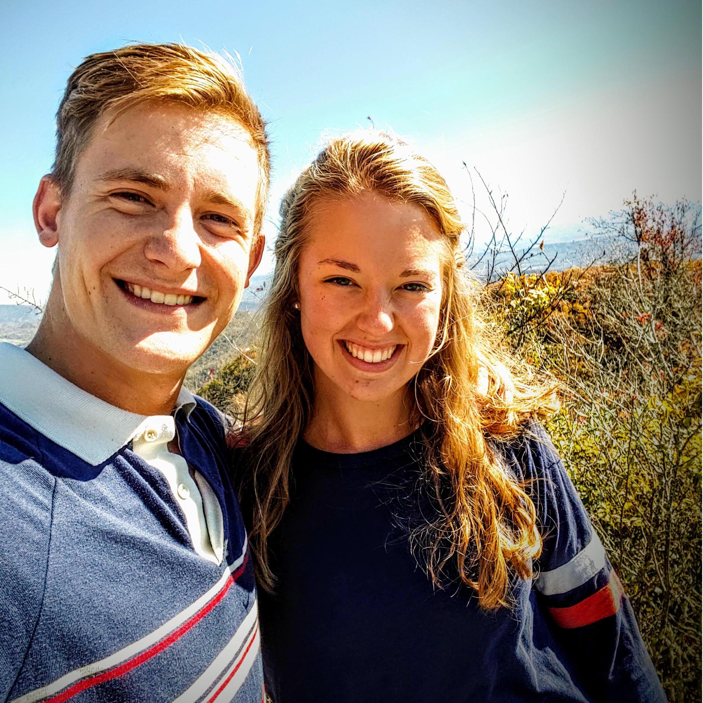 First Photo together! No we did not plan to match, it just happened!