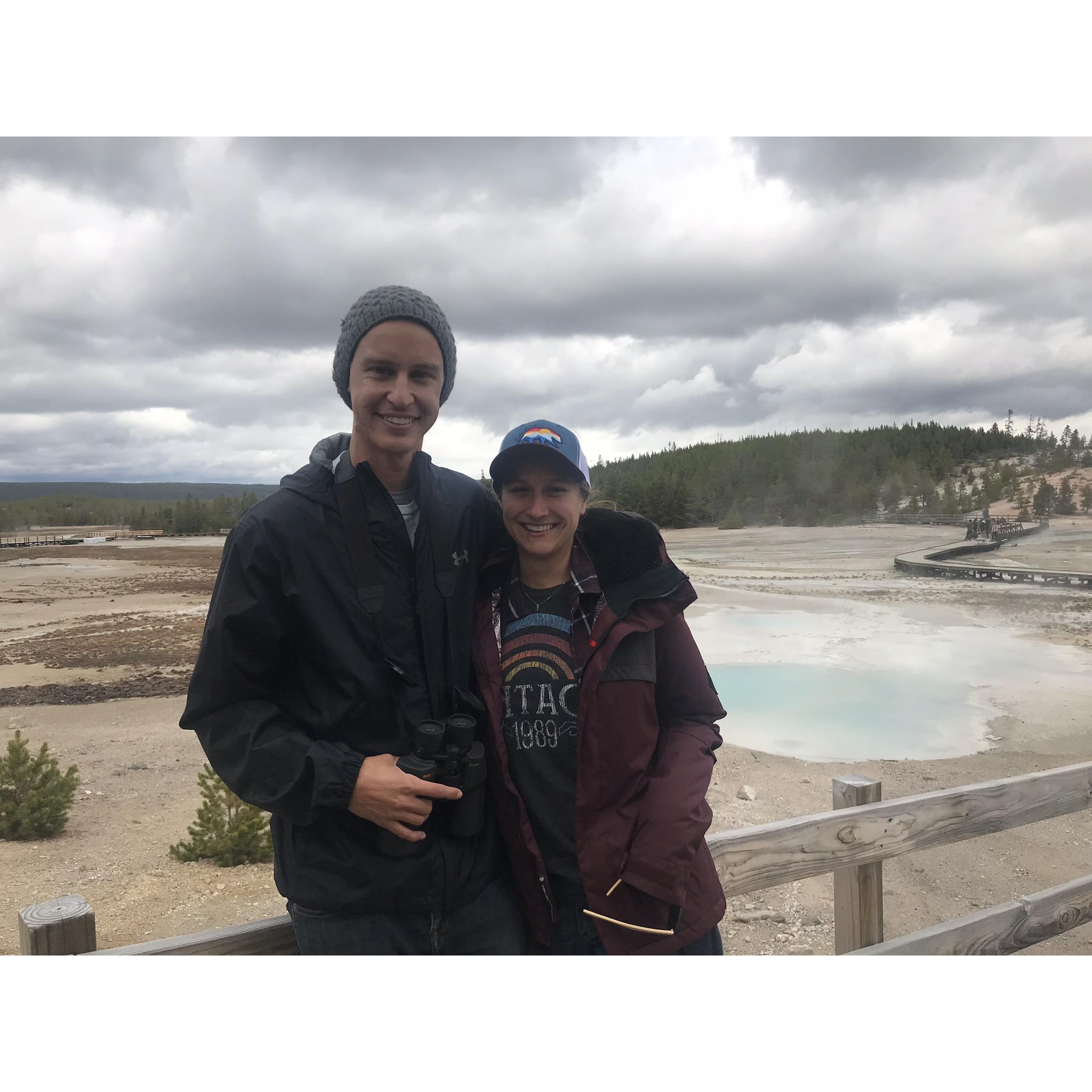 Yellowstone with the Haefele family in 2018