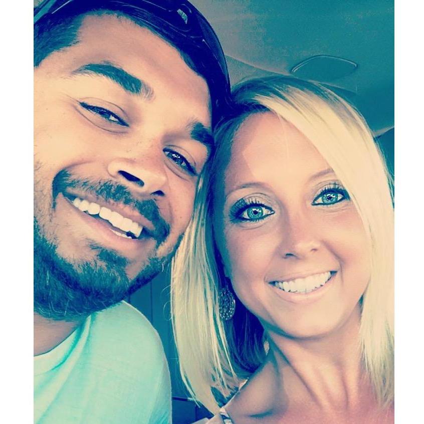 This is one of my favorite pictures of us. He came to the beach my birthday weekend, met my parents, brothers, and my best friends. #stucklikeglue