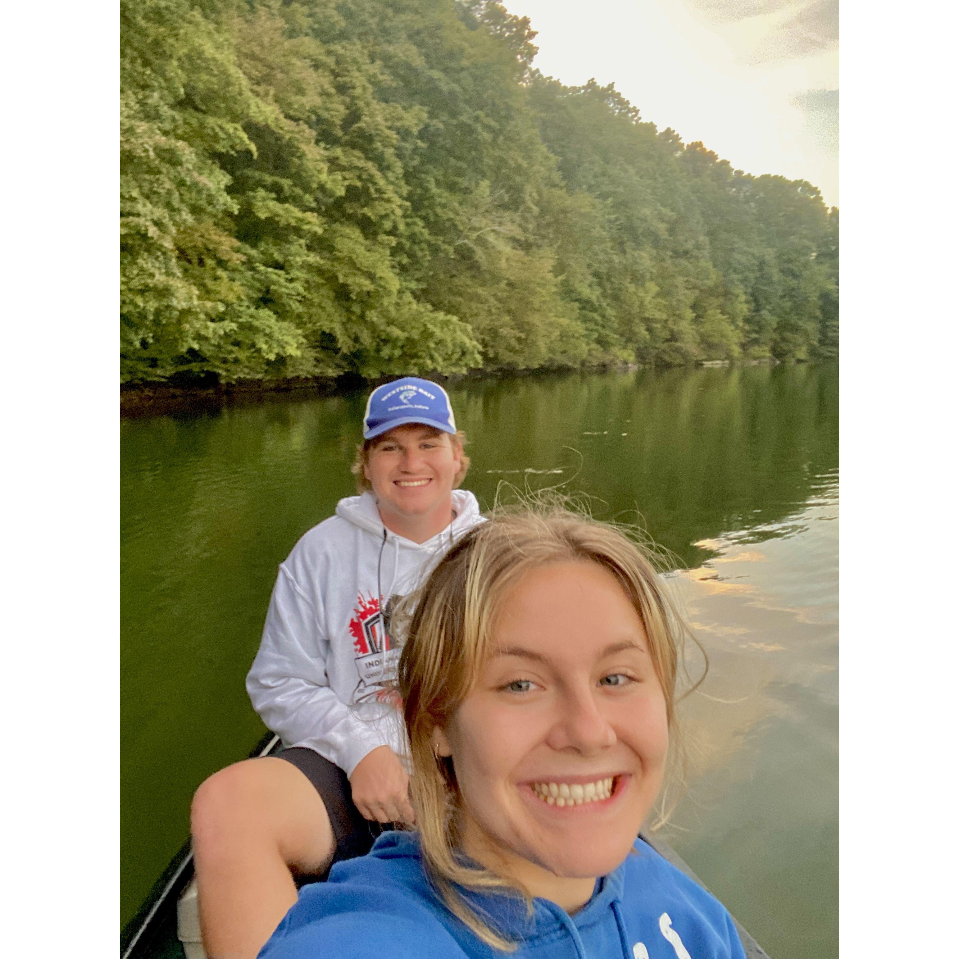 canoeing on Griffy