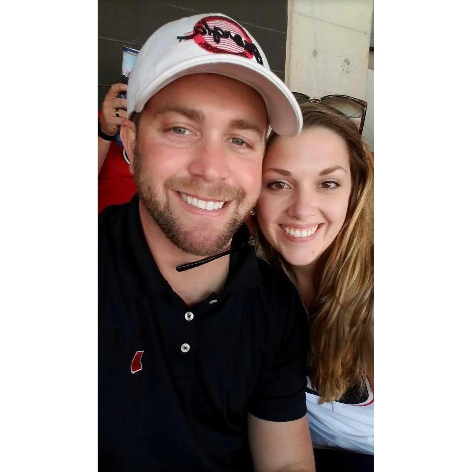 Rachel's first UGA game! H'bout them Dawgs!