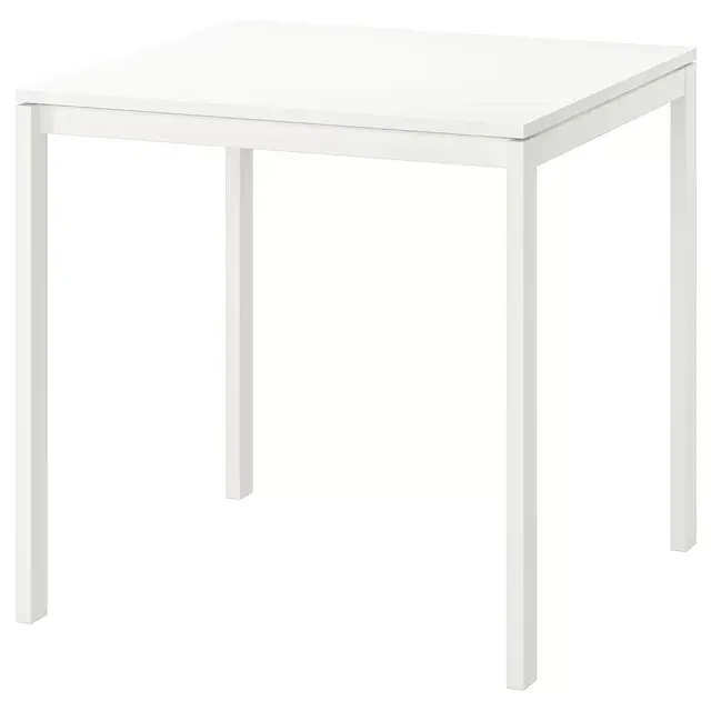 MELLTORP Table, white29 1/2x29 1/2 "