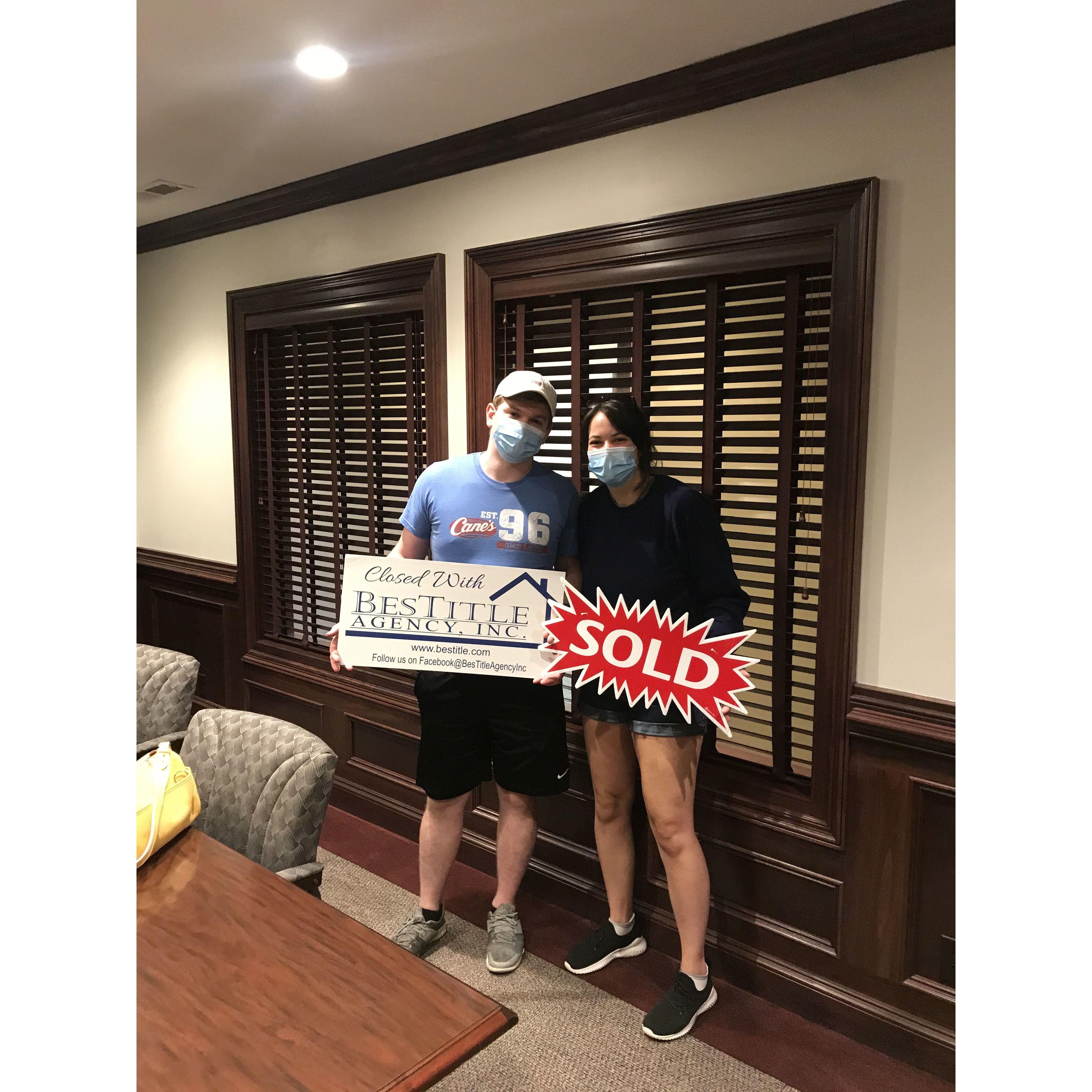 We were so nervous to close on our first home, but have grown so much since then