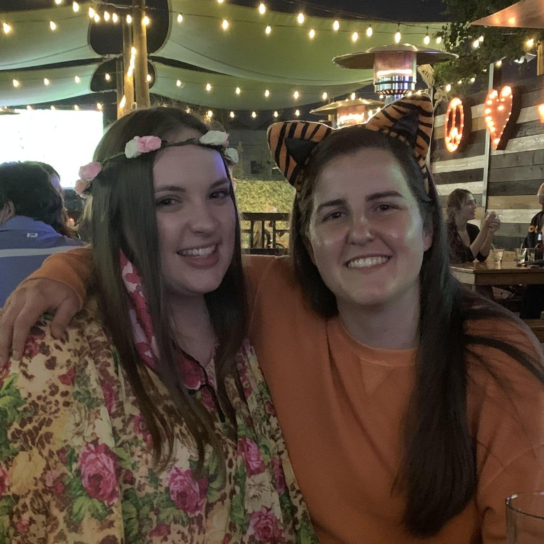 Matching Halloween Costumes in 2020 of Carole Baskin and a tiger!