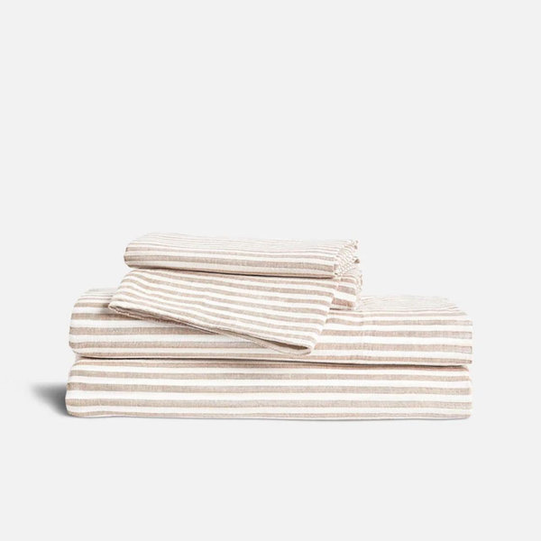 Washed European Linen Core Sheet Set