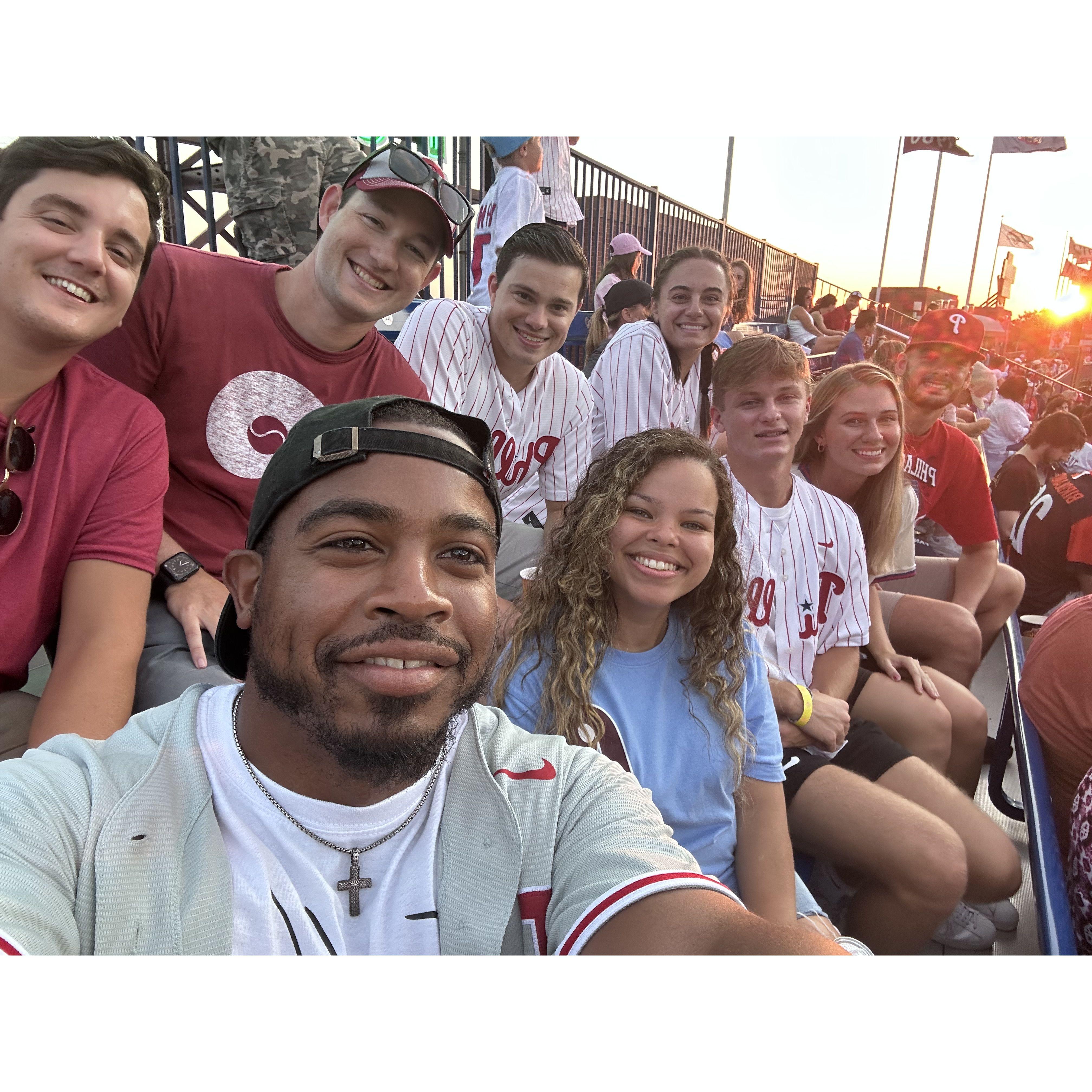 Phillies Game Night! Nothing better than watching homeruns, eating, and bonding with amazing friends.