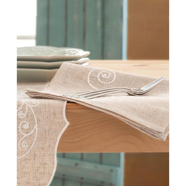 Lenox French Perle Embroidered 19" x 19" Napkin