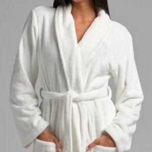 Comfrt Dreamday Plush Robe (White, M/L)