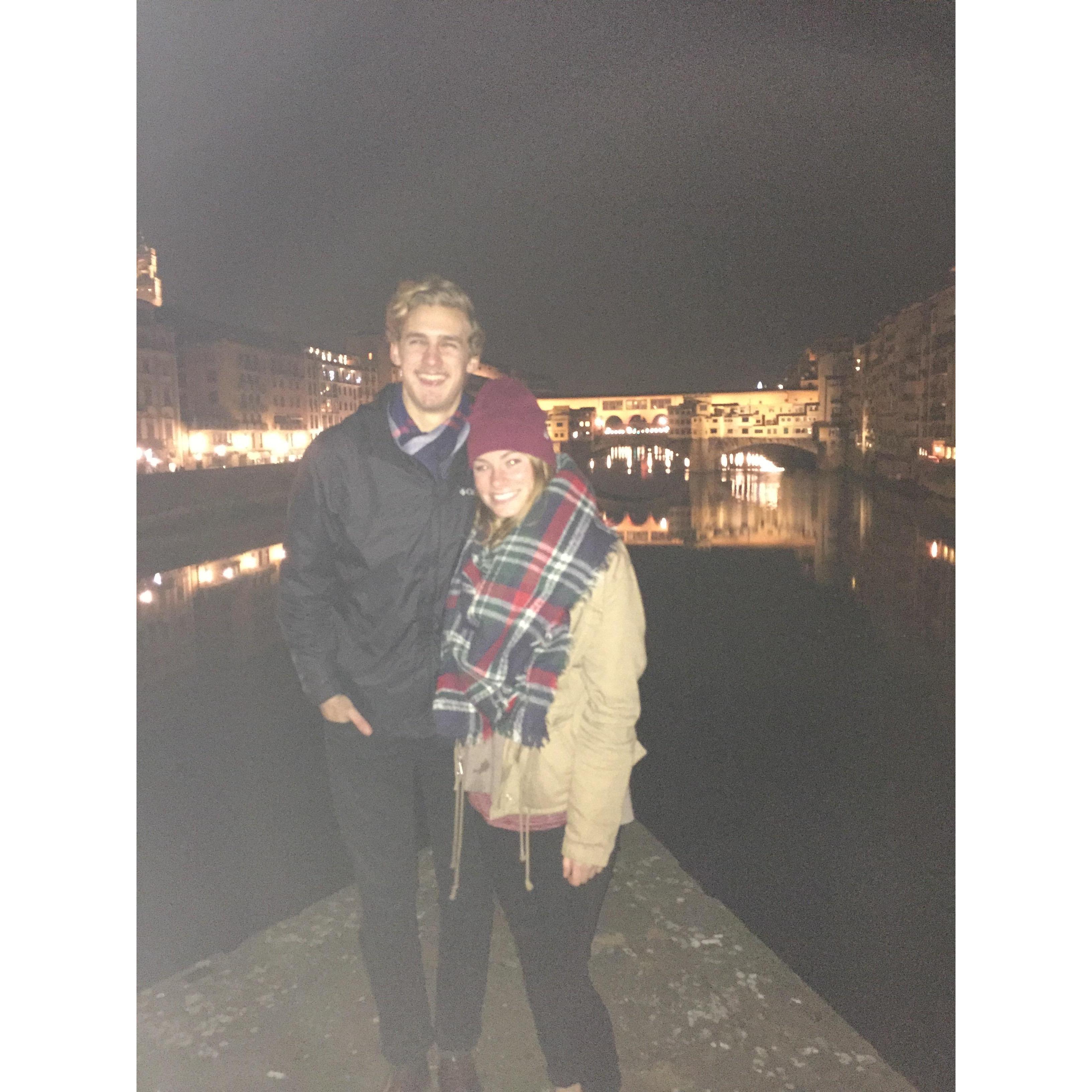 last night out in florence, italy after study abroad where we met.