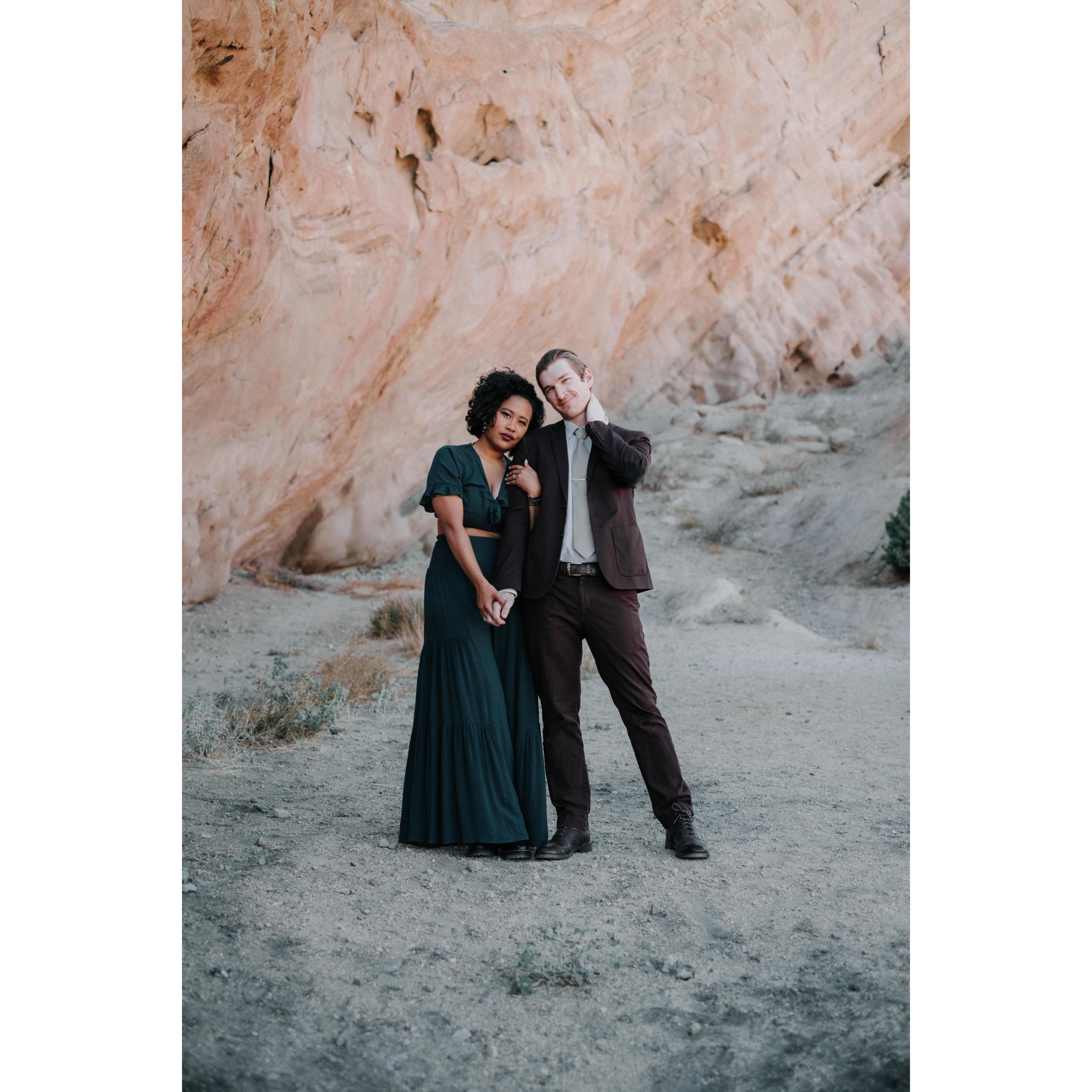 Engagement Photo, Vasquez Rocks.
Good People Photography, 2018