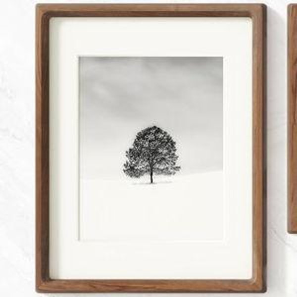 11 x 14 Picture Frame, Natural Walnut Wood