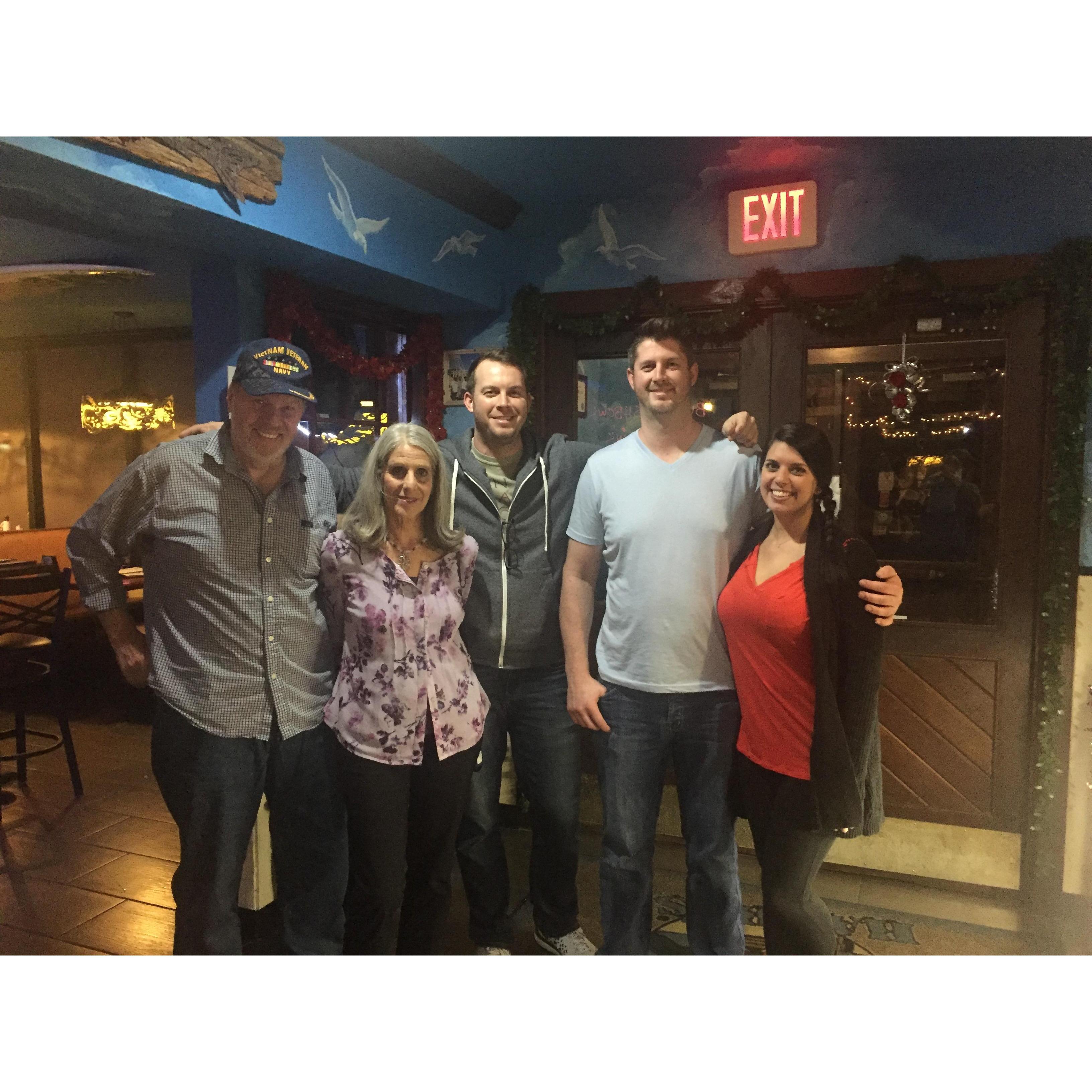 Dinner with the Jerdens!