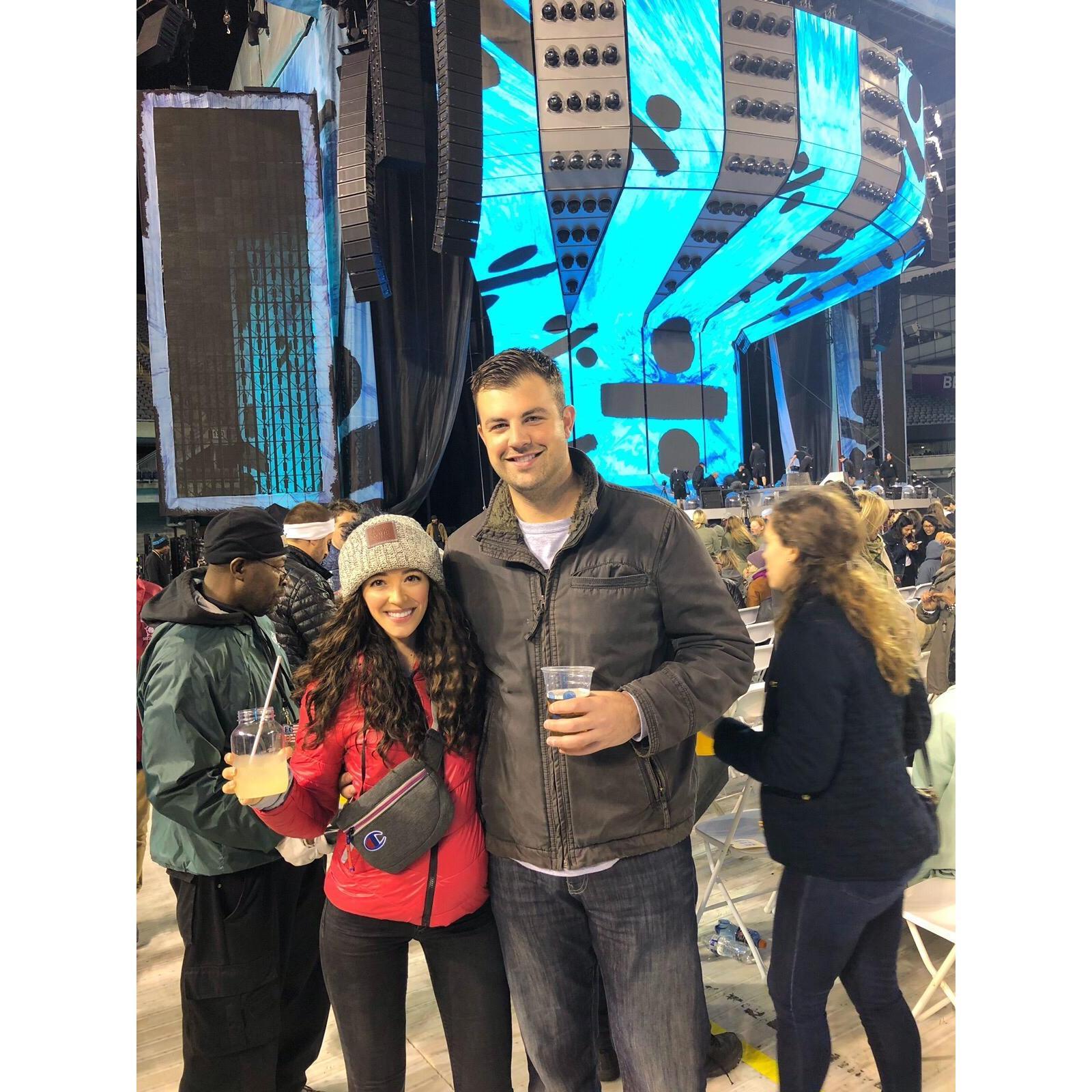 Ev's bday gift - Ed Sheeran Concert - October 2018