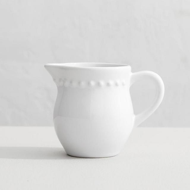 Emma Beaded Stoneware Creamer