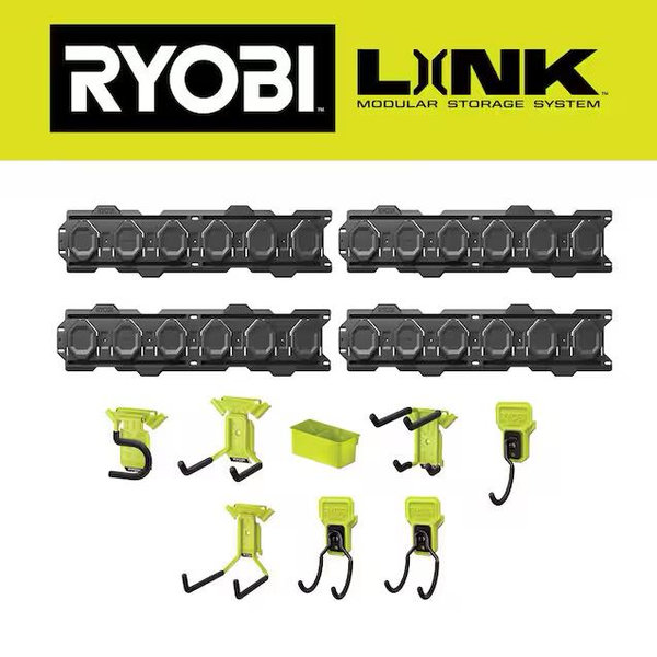 RYOBI LINK 12-Piece Wall Storage Kit STM505K